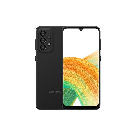 Samsung Galaxy A33 5G 16,3 cm (6.4") Hybride Dual-SIM Android 12 USB Typ-C 6 GB 128 GB 5000 mAh Schwarz
