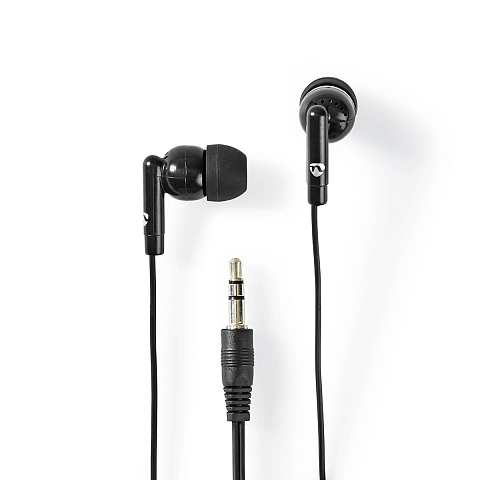 Nedis HPWD1000BK Kopfhörer & Headset Kabelgebunden im Ohr Anrufe/Musik Schwarz