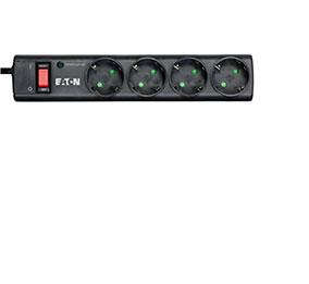 Eaton PS4D Spannungsschutz Schwarz, Weiß 4 AC-Ausgänge 220 - 250 V 1 m