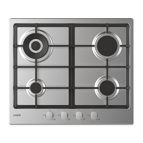 Candy Idea CHG6BR4WX Edelstahl Integriert 60 cm Gaskochfeld 4 Zone(n)