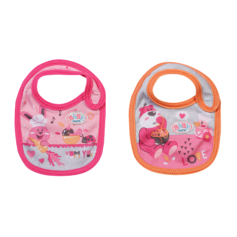BABY born Bib 2 assorted Puppenlätzchen