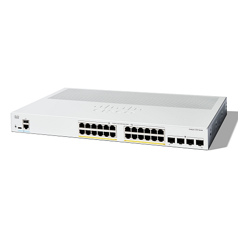 Cisco Catalyst 1200 Managed L2 Gigabit Ethernet (10/100/1000) Power over Ethernet (PoE) 1U Weiß