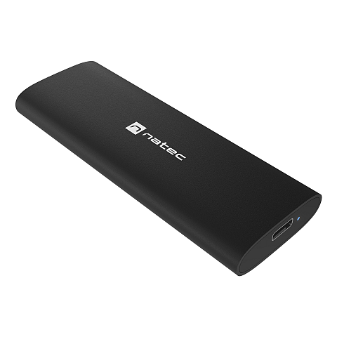NATEC NKZ-2286 Speicherlaufwerksgehäuse SSD-Gehäuse Schwarz M.2