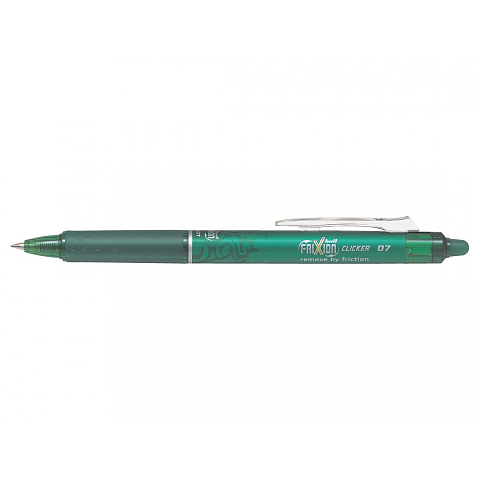 Pilot FriXion Anklippbarer versenkbarer Stift Grün 1 Stück(e)