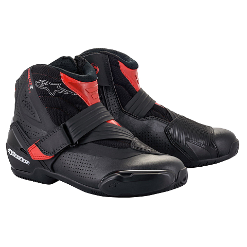 Alpinestars 2224021-13-47 Motorrad-Schuh Männlich Erwachsener Schwarz, Rot