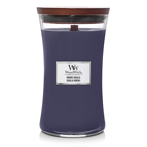 WoodWick Hinoki Dahlia Wachskerze Zylinder Violett 1 Stück(e)