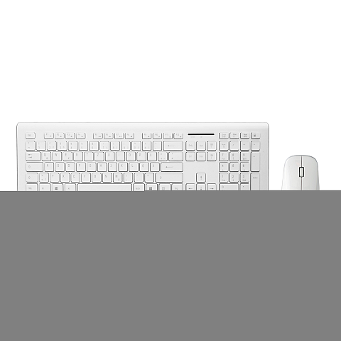 MediaRange MROS106 Tastatur Maus enthalten Haus RF Wireless QWERTZ Deutsch Silber, Weiß