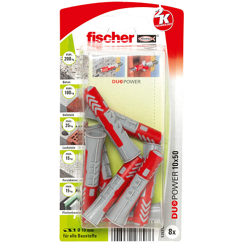 Fischer DuoPower 8 Stück(e) Dübel 50 mm