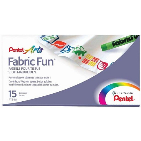 Pentel Fabric Fun Mehrfarbig 15 Stück(e)