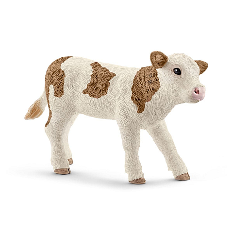 schleich FARM WORLD Fleckvieh-kalb