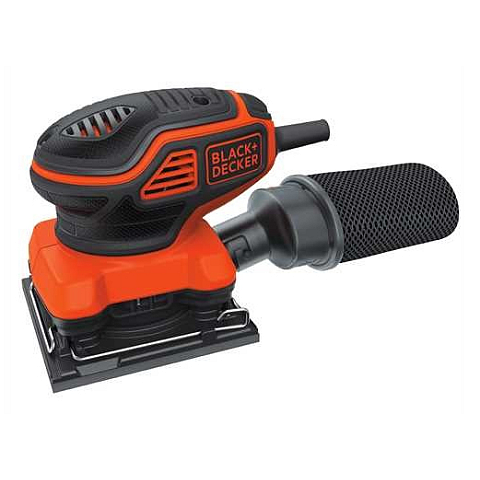 Black & Decker KA450-QS Schwingschleifer 16000 RPM Schwarz, Orange