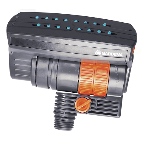 Gardena 13050-20 Wassersprinkler Schwingender Wassersprinkler Kunststoff Schwarz, Orange