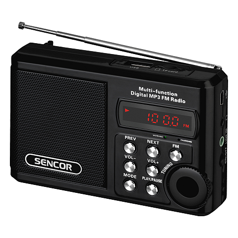Sencor SRD 215 B Radio Analog Schwarz