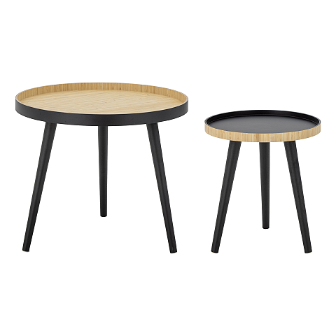 Bloomingville 82052153 Beistelltisch Kaffeetisch Rundform 3 Bein(e)