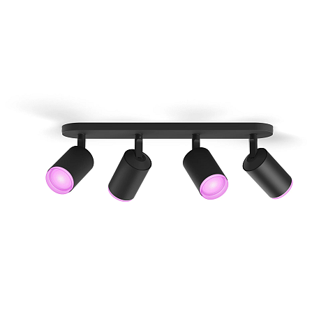 Philips Hue White and Color ambiance Fugato 4er-Spot