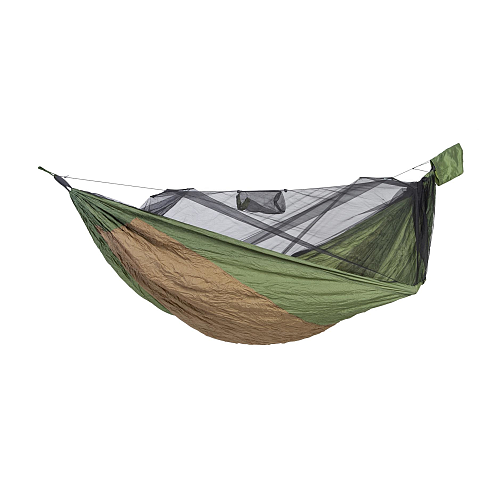 AMAZONAS Adventure Hero XXL Hängende Hängematte 1 Person(en) Nylon Grün, Gelb