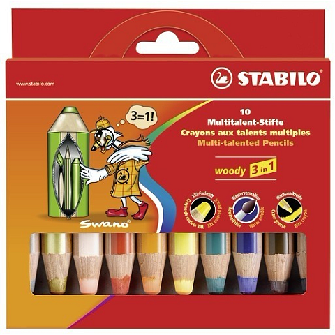 STABILO woody 3 in 1 Multi 10 Stück(e)