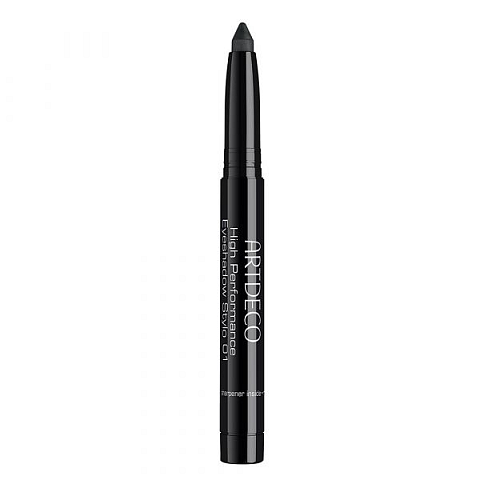 ARTDECO High Performance Eyeshadow Stylo Lidschatten 1,4 g 1 Black Matte, Perleffekt, Schimmer