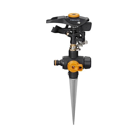 Fiskars Pulsierender Sprinkler mit Erdspieß, On/Off