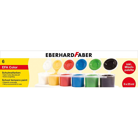 Eberhard Faber EFA Color Gouache 25 ml 6 Stück(e)