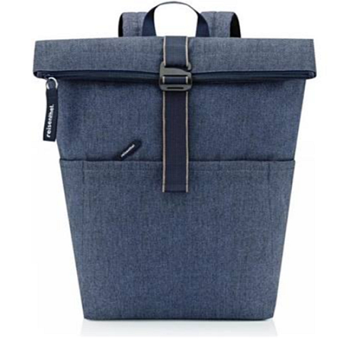 Reisenthel Rolltop Backpack Rucksack Lässiger Rucksack Blau Polyester