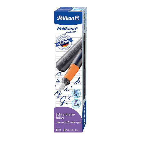 Pelikan 824842 Füllfederhalter Kartuschenfüllsystem Anthrazit 1 Stück(e)