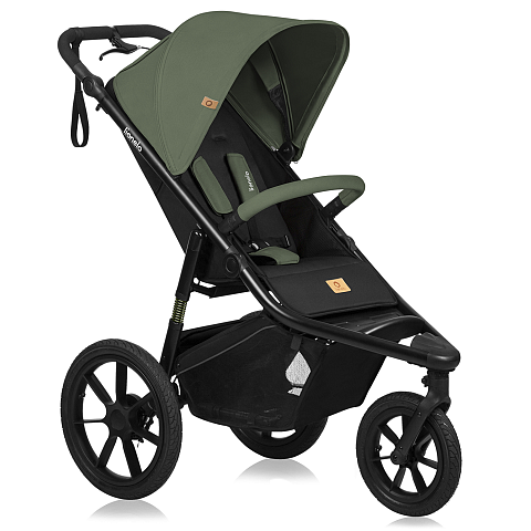 Lionelo Azura Jogging-Kinderwagen 1 Sitz(e) Schwarz, Grün