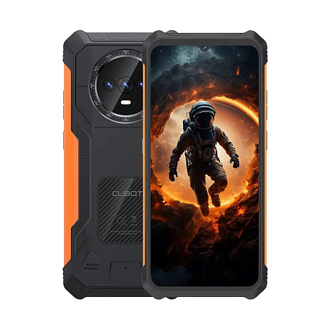 Cubot King Kong ES 16,5 cm (6.5") Dual-SIM Android 14 4G USB Typ-C 6 GB 128 GB 5100 mAh Schwarz, Orange