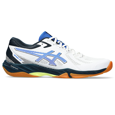 ASICS 1071A093.100_10.5 Teamsport-Schuh Volleyball Männlich Blau, Weiß