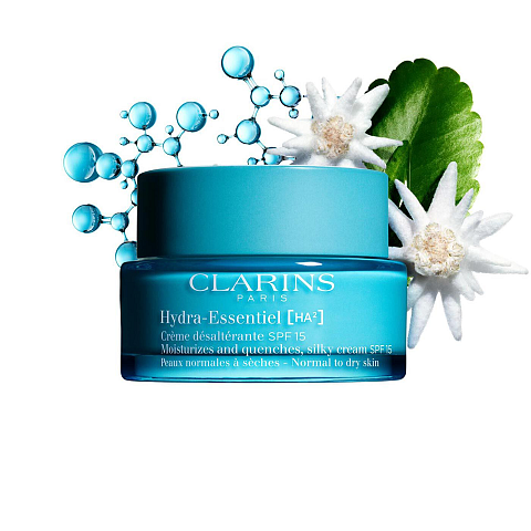 Clarins Hydra-Essentiel [HA²] SPF15 Tagescreme Gesicht 50 ml