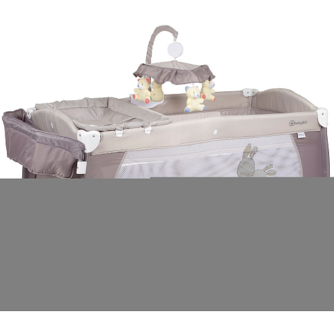 BabyGo Sleeper Deluxe Reisebett für Babys Beige