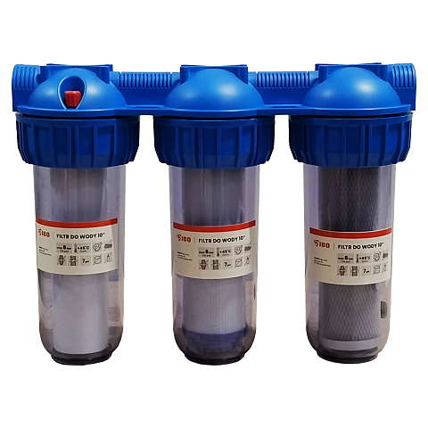 IBO 003482 Wasserfilter Untertischwasserfilter Blau, Transparent