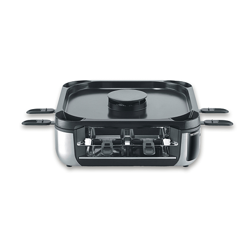 Severin RG 2379 Raclette Grill 8 Person(en) 1900 W Schwarz, Silber