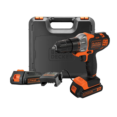 Black & Decker MT218KB Bohrmaschine 800 RPM 1,46 kg Schwarz, Orange