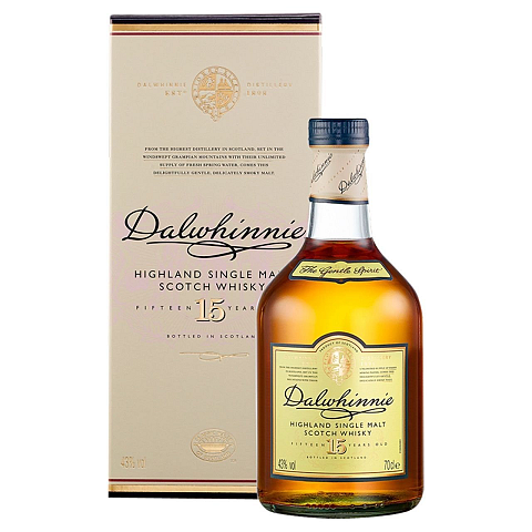 Dalwhinnie 15 Y.O. Whiskey 0,7 l Single malt Schottland