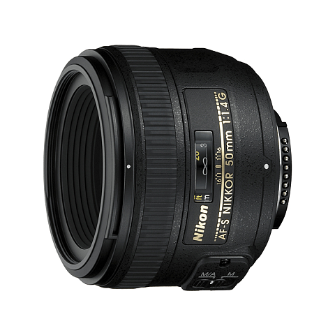 Nikon AF-S NIKKOR 50mm f/1.4G SLR Standardobjektiv Schwarz