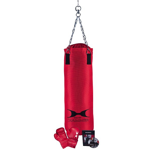 HAMMER Fit Erwachsener Boxen-Set Nylon Rot