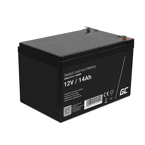 Green Cell AGM08 Industrieakku Plombierte Bleisäure (VRLA) 14000 mAh 12 V