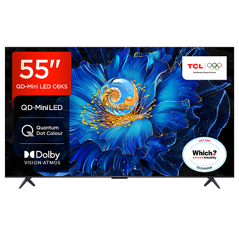 TCL C6KS 55C6KS-UK Fernseher 139,7 cm (55") 4K Ultra HD Smart-TV WLAN Metallisch