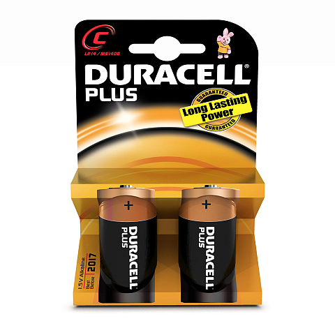 Duracell C Plus Einwegbatterie Alkali