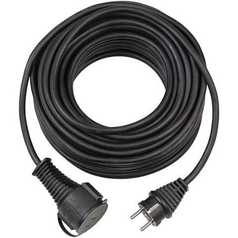 Brennenstuhl 1169890 Verlängerungskabel 15 m 1 AC-Ausgänge Draußen Schwarz