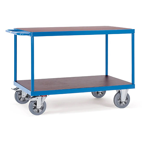 fetra 12405 Bollerwagen Sperrholz, Stahl Regalwagen