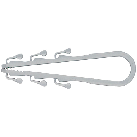 Fischer 58155 Kabelklammer Weiß 100 Stück(e)