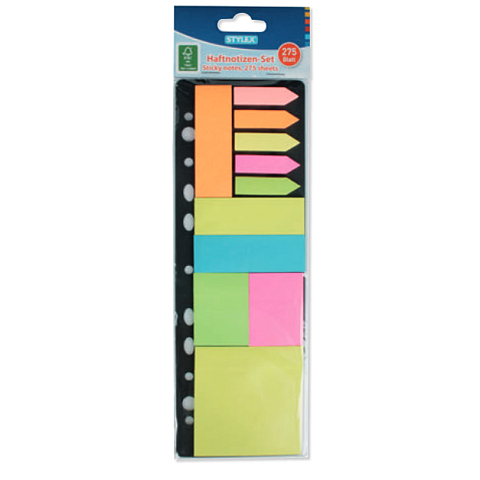 Stylex 31297 Klebezettel andere Mehrfarbig 25 Blätter Selbstklebend
