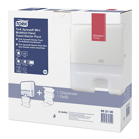 Tork 952100 Papierhandtuchspender Blattpapier-Handtuchspender Weiß