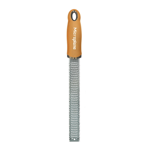 Microplane Zester Raspel-Reibe Edelstahl, Gelb