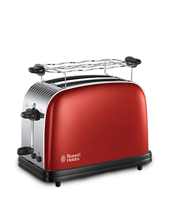 Russell Hobbs 23330-56 Toaster 2 Scheibe(n) Schwarz, Rot, Edelstahl