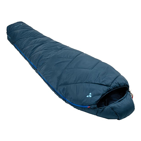 VAUDE Sioux 100 II S Erwachsener Mumienschlafsack Recyceltes Polyester Blau