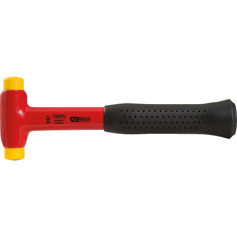 KS Tools 117.1126 Hammer Rückschlagfreier Hammer Schwarz, Rot