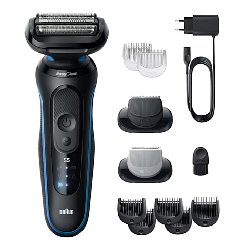 Braun Series 5 52-B1650S Elektrorasierer Folienschaber Trimmer Blau